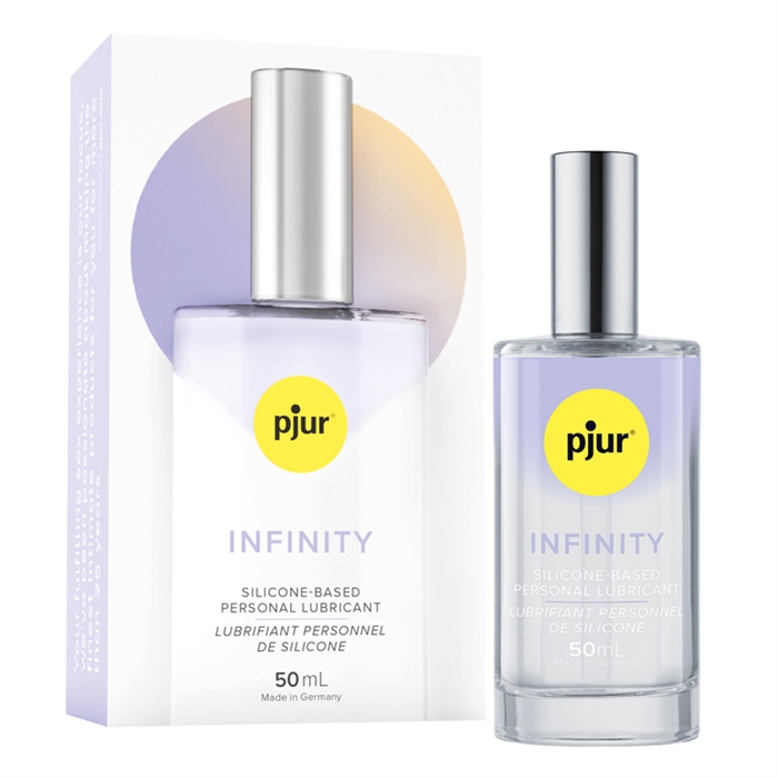 Pjur Infinity Silicone 50 ml – lubrifiant haut de gamme à base de silicone pour une glisse longue durée.
