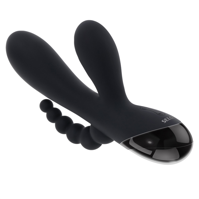 Vibromasseur pour femme en silicone de qualité médical.