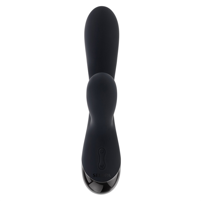 Vibrateur avec trois tiges de stimulation.