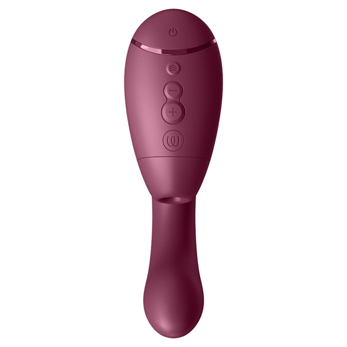 Womanizer Duo 2 Rose speed and suction control knob.