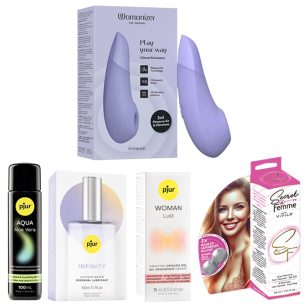 Combo Womanizer Enhance & Pjur