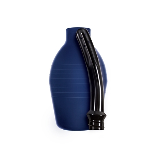 Discover the Renegade blue enema bulb, an essential accessory for those who wish to maintain impeccable intimate hygiene before anal play.