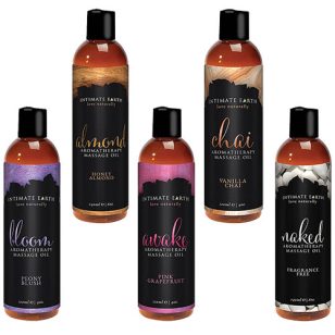 Huile de massage aromathérapie Intimate Earth