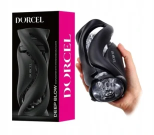 Masturbateur manuel Deep Blow Black