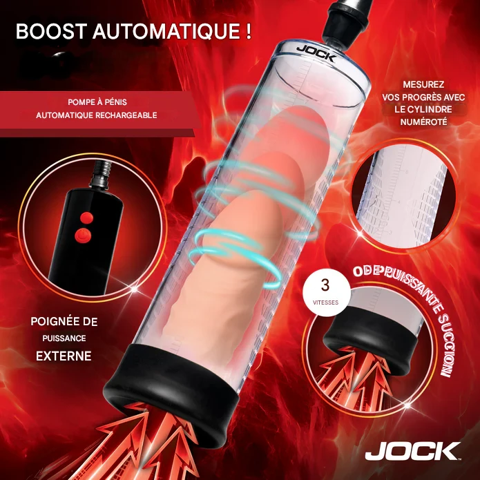 Cette pompe est équipée d’un cylindre transparent en plastique médical SAN