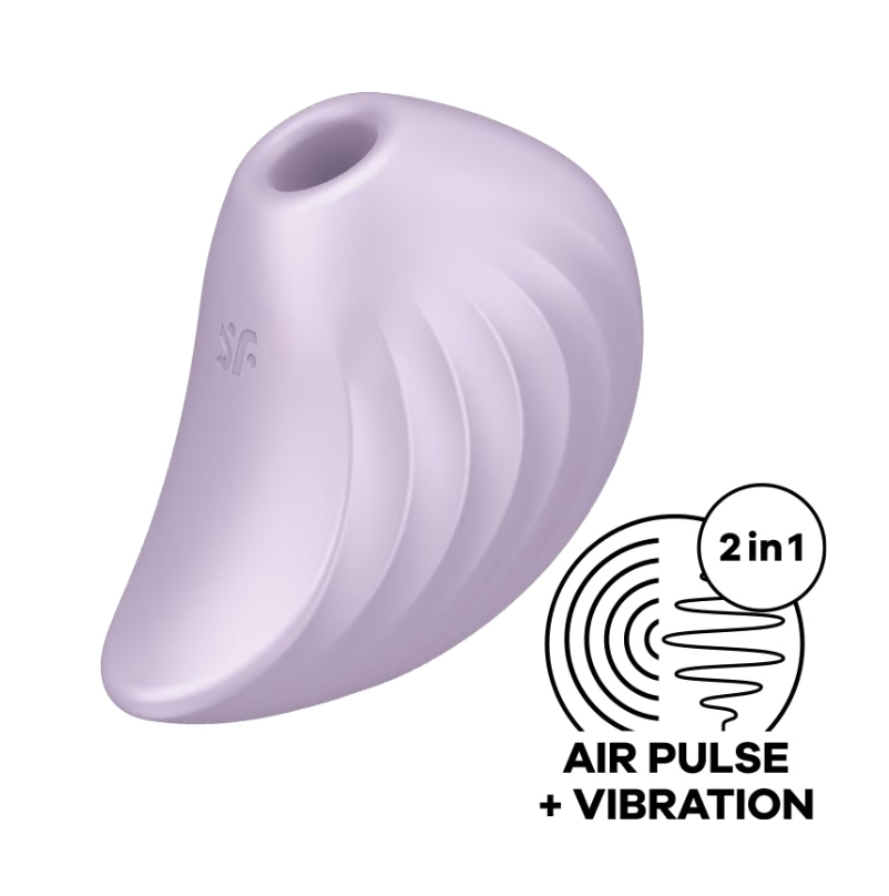 Plongez au cœur du bien-être intime avec le stimulateur pour clitoris Pearl Diver violet.