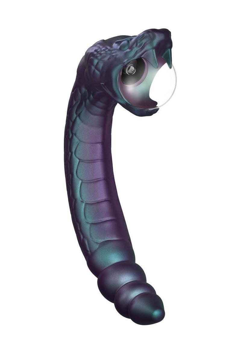 Ce vibromasseur double embout innovant allie design hypnotique, stimulation ciblée et effets visuels captivants.