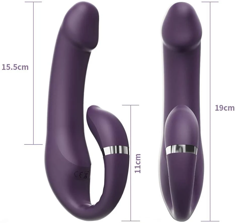 Thus, thanks to its ergonomic C-shape, it simultaneously stimulates the clitoris and the G-spot.