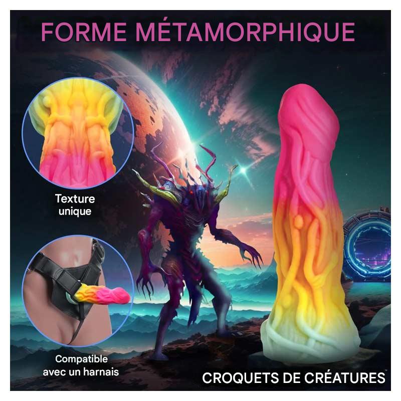 Le Dildo Creature Shape Shifter Alien est équipé d’une large ventouse puissante.