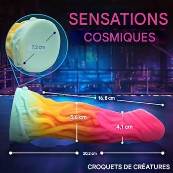 Ventouse puissante pour une liberté totale avec le dildo Creature Shape Shifter Alien.