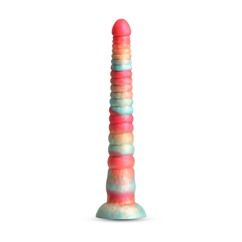 Dildo Empilé Rouge et Or – Image 2