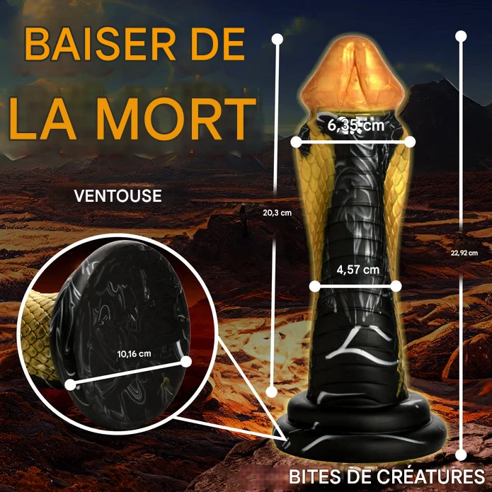 Fabriqué en silicone souple de qualité supérieure, hypoallergénique et sans phtalates, ce dildo est sans danger pour le corps.