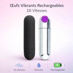 Œuf vibrant rechargeable 10 vitesses