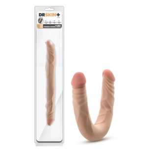 Dr. Skin Plus 14 in Flexible Double Dildo