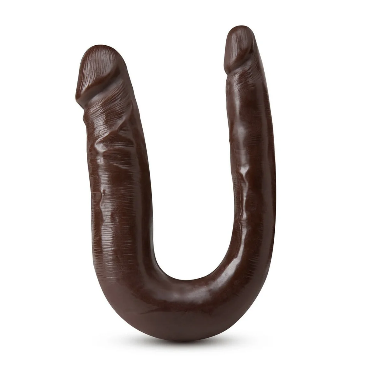 Une forme en U : prise en main facile, contrôle renforcé du Mini Double Dildo Dr. Skin.