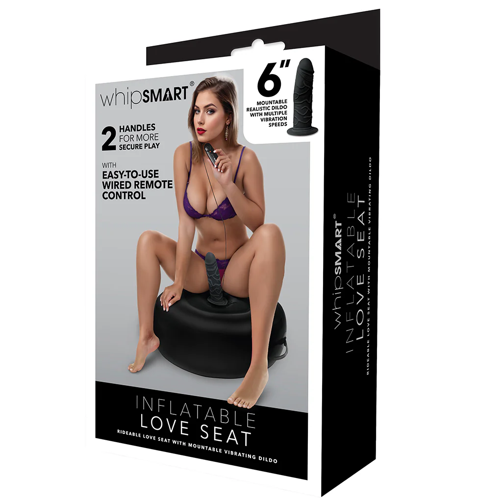 Love Seat Whipsmart inflatable seat: hands-free penetration, total control and realistic vibrations.