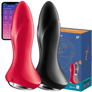 Vibrateur anal Rotateur Plug 1