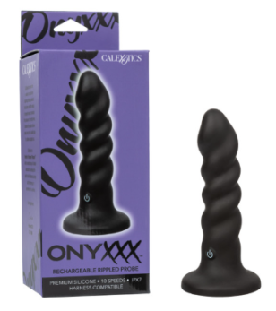 Onyxxx Rippled Anal Vibrator