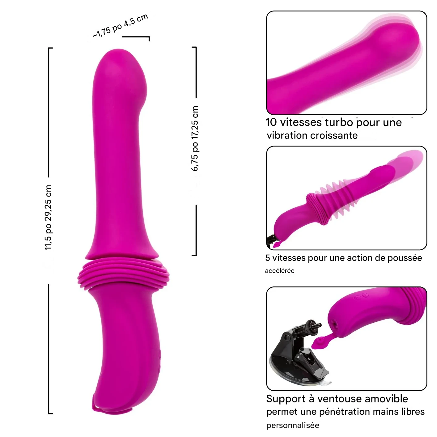 The Overdrive remote-controlled vibrator, a powerful sex toy designed for those seeking more intense sensations.