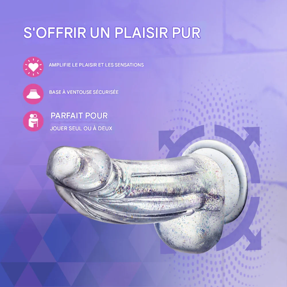 Flexible yet firm: the right balance for satisfying stimulation.