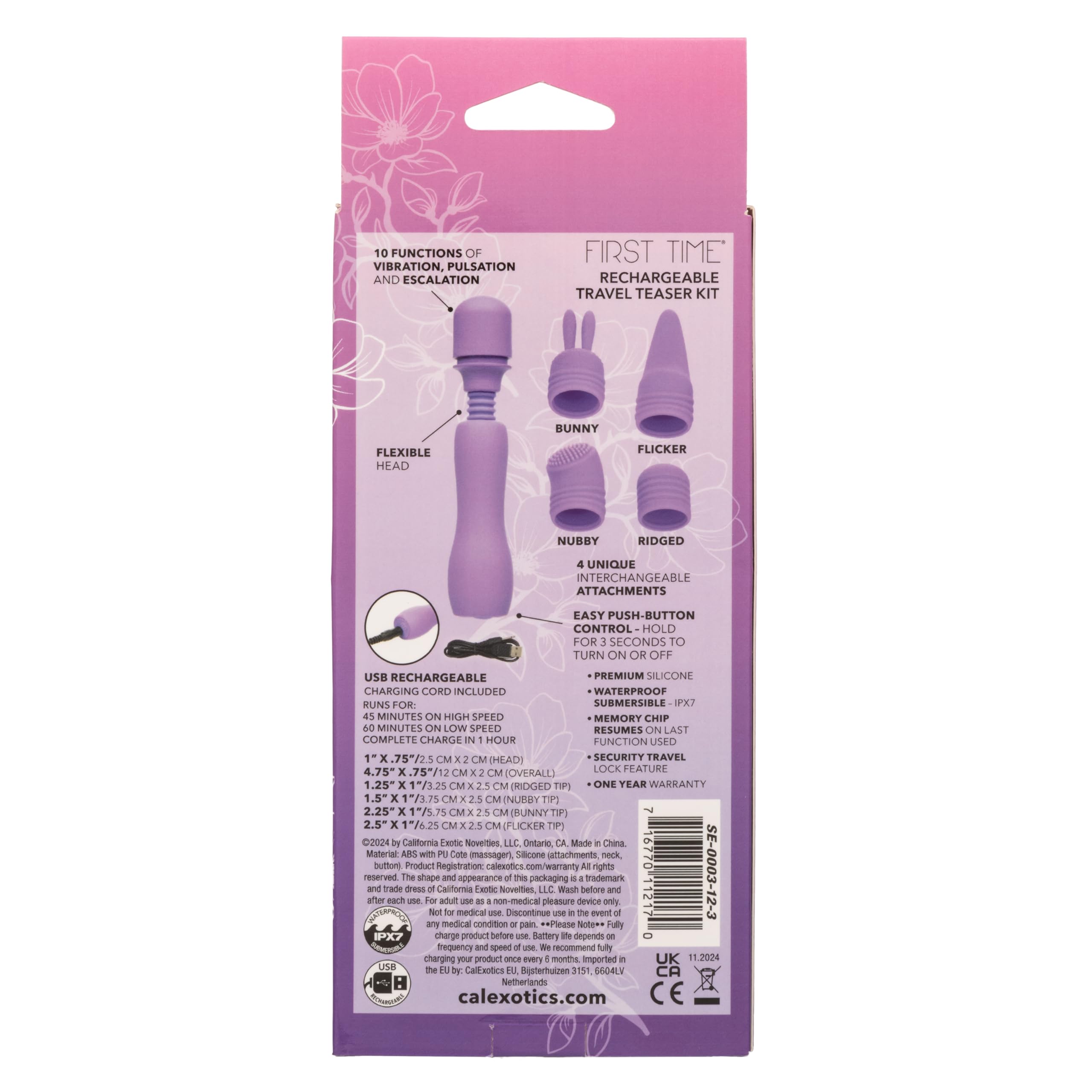 A flexible head for more precise and comfortable contact.