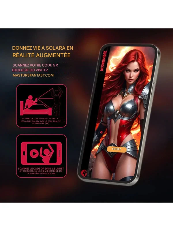 Thanks to the integrated QR codes, you can enter his world directly via augmented reality.