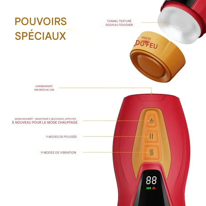 The blend of thrust, heat, vibration and cinematic universe gives the impression of experiencing a truly intimate adventure.