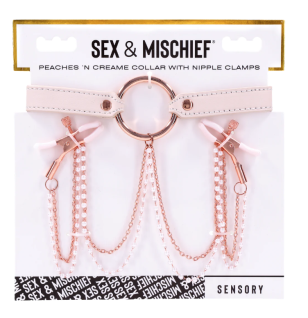 Peaches ‘n CreaMe Collar with Nipple Clamps