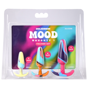 Kit d’entraînement anal kaléidoscope multicolore