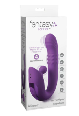 Mixed stimulation, 4 powerful motors and synchronized movements.