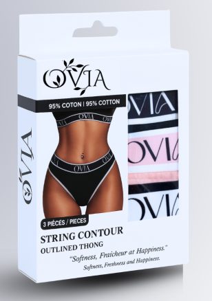 Culottes Contour String OVIA boîte de 3