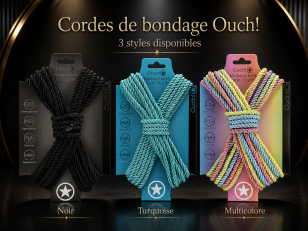 Ouch ! Corde de bondage en coton de 10 mètres