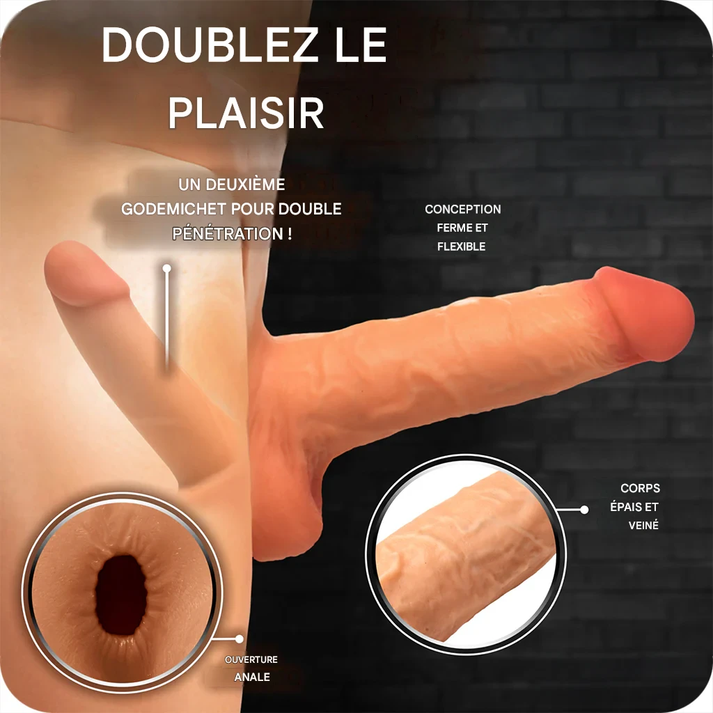 Son ouverture anale intégrée ajoute aussi une option de stimulation supplémentaire pour la personne qui la porte.