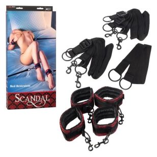 Scandal bed restraint kits are designed for adults who want to explore restraint play with comfort and confidence.