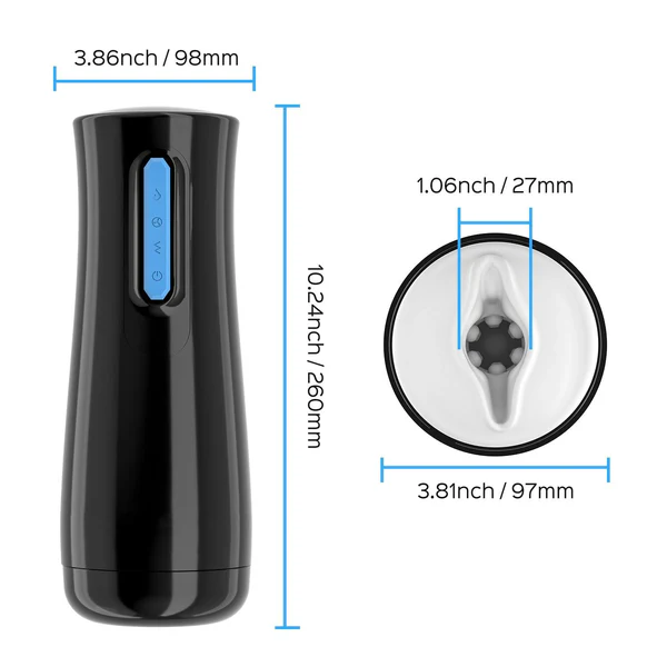 This automatic male masturbator is suitable for people who want more control, power, and variety.