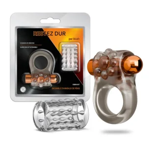 The vibrating penis ring with sleeve is perfect for adults who want to combine support, stimulation and comfort.