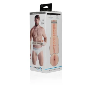 Realistic anal sensations, textured channel and discreet case.