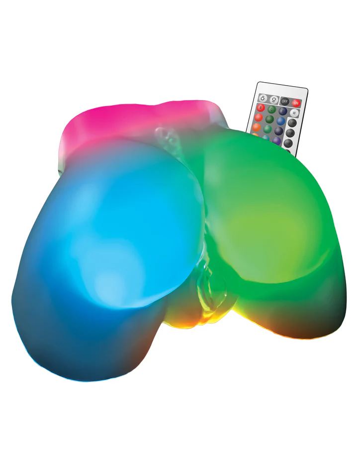 The Mega Go-Go Booty LED stands out because of its lighting system.