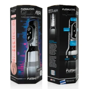 Masturbateur vibrant Fleshlight Quiver – vibrations personnalisables, chaleur intégrée et sensation réaliste.