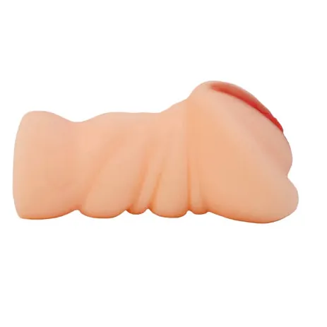 It allows you to enjoy two textures and two sensations in a single compact masturbator.