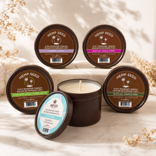 3-in-1 Hemp Seed Massage Candle
