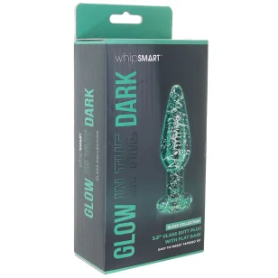 Dildo anal conique en verre phosphorescent