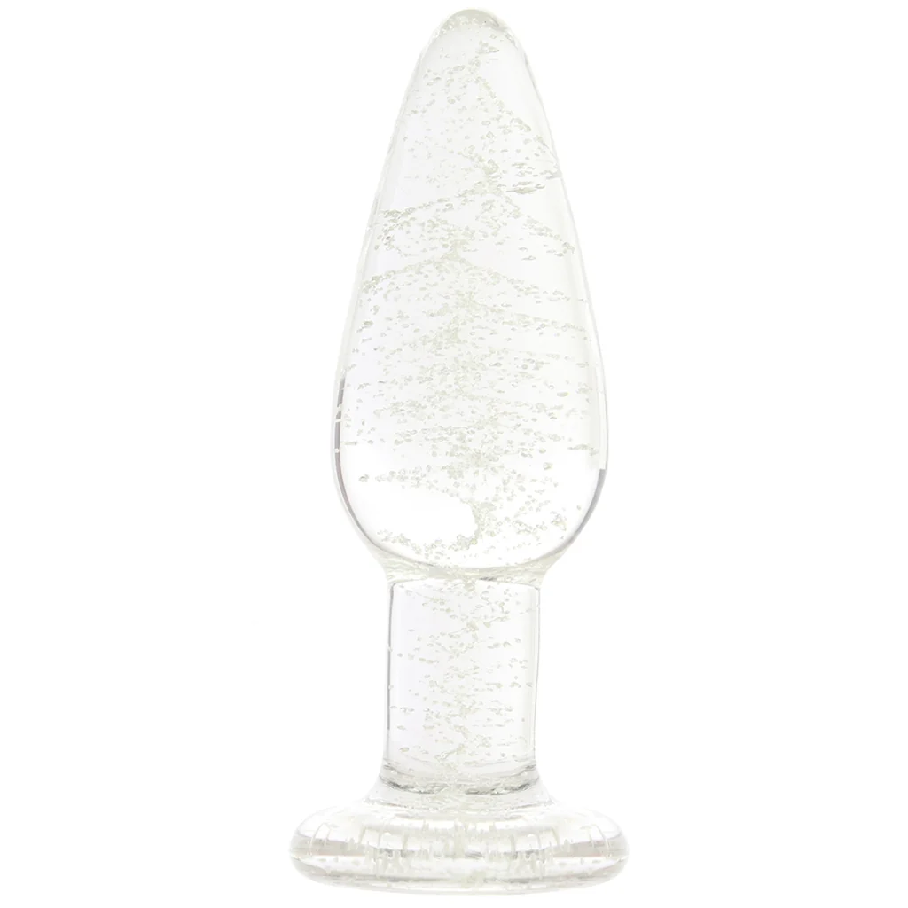 The dildo body includes a smooth bulge that adds a more pronounced penetration sensation.