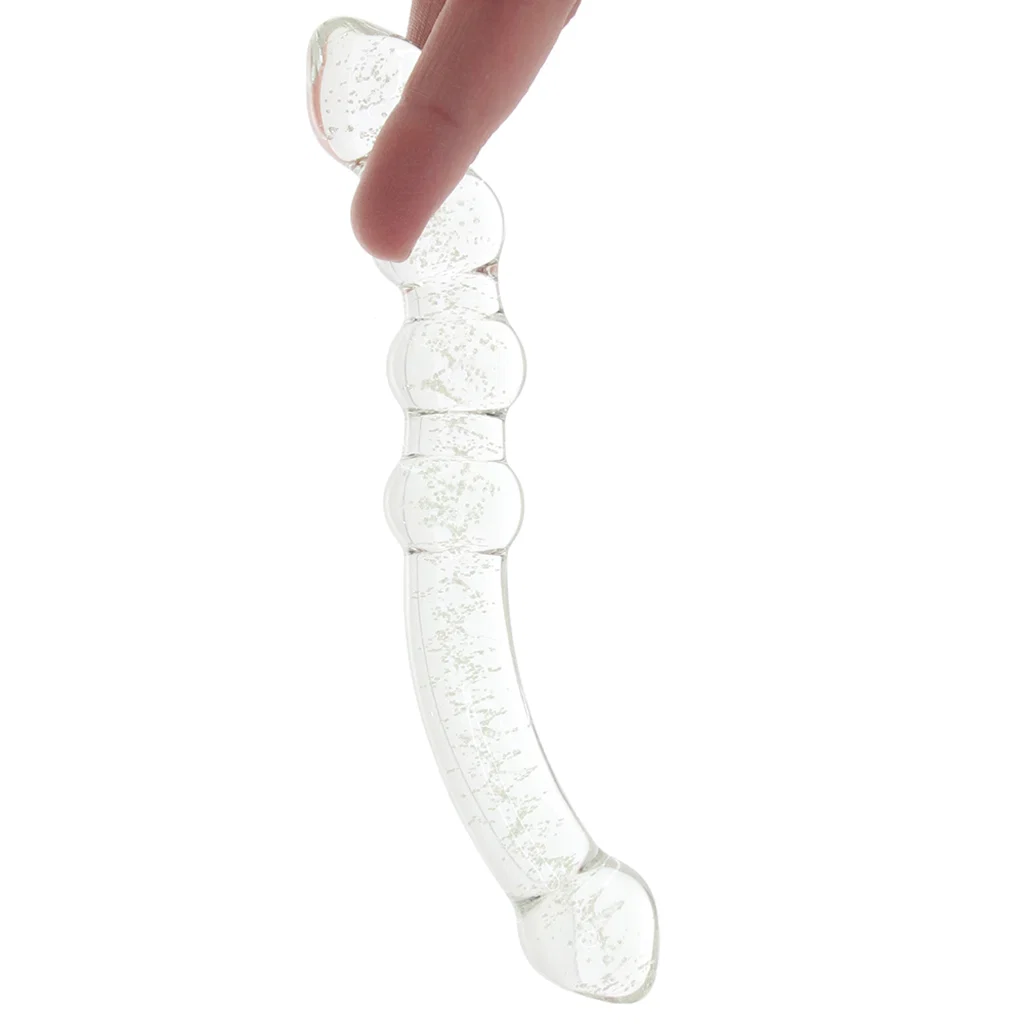 Dildo double en verre phosphorescent Whipsmart – Image 6
