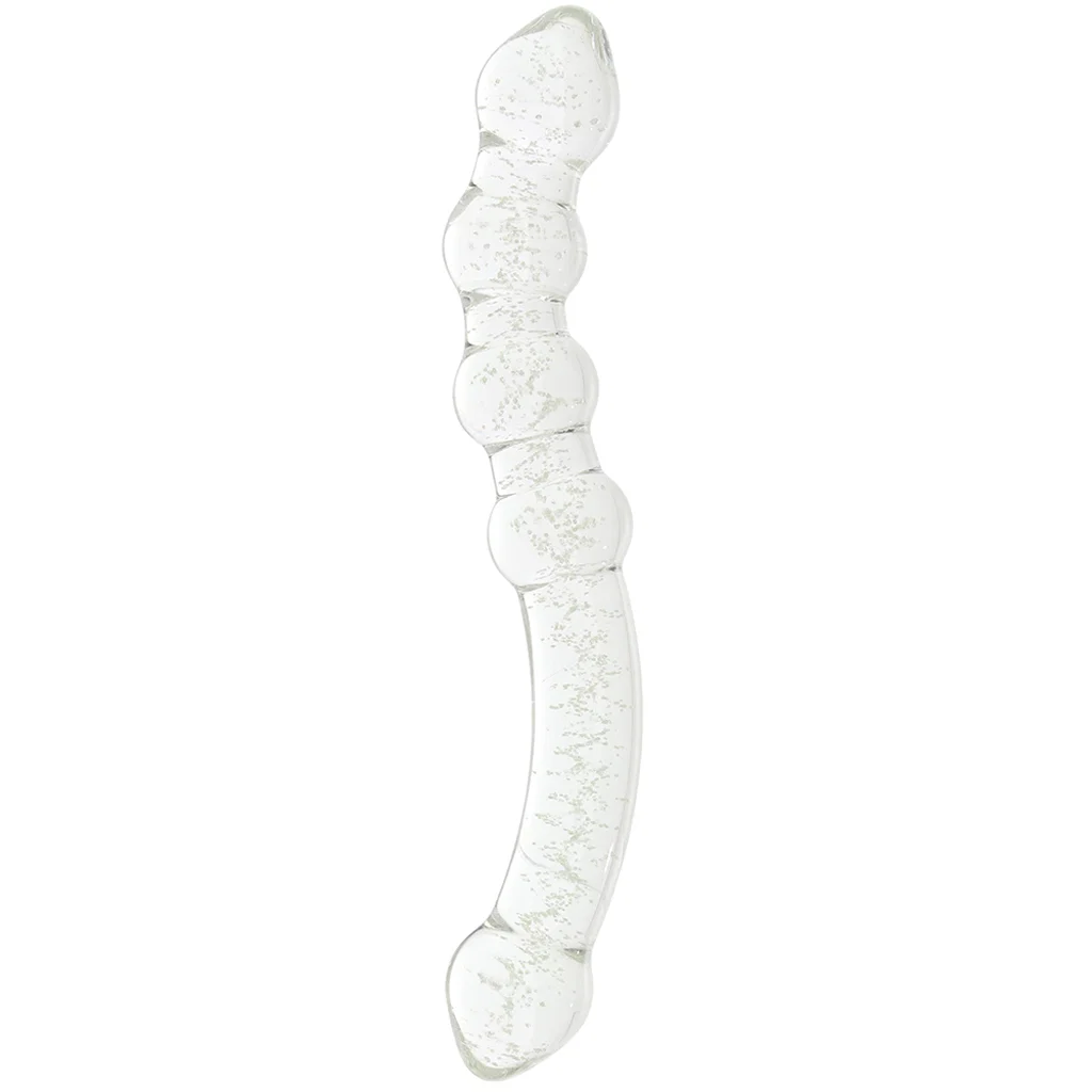 Dildo double en verre phosphorescent Whipsmart – Image 3
