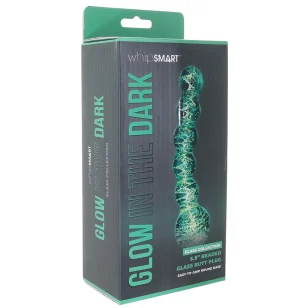 Glow-in-the-Dark Beaded Glass Dildo