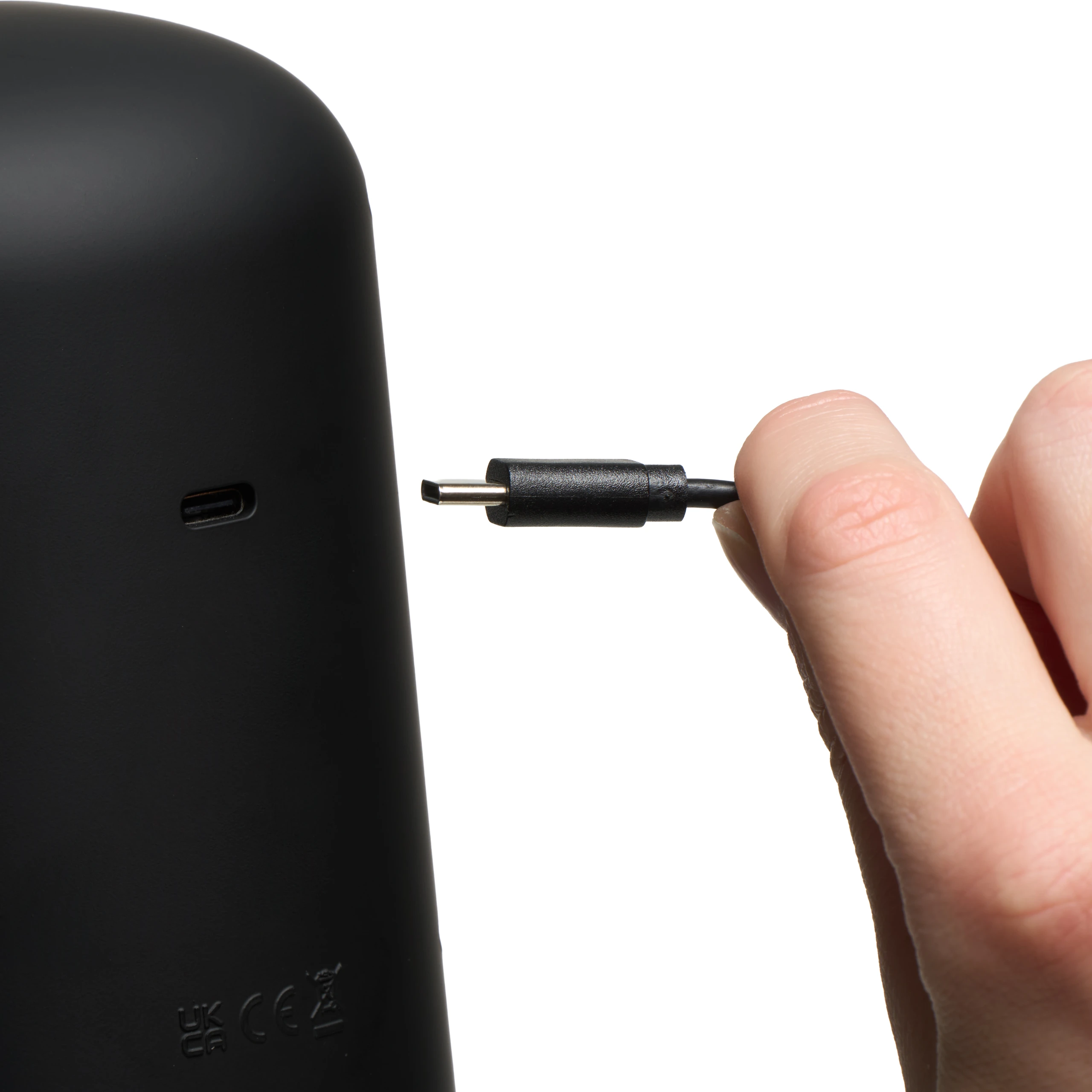 A charging cable, a replaceable ultra-soft ring, and an instruction manual.