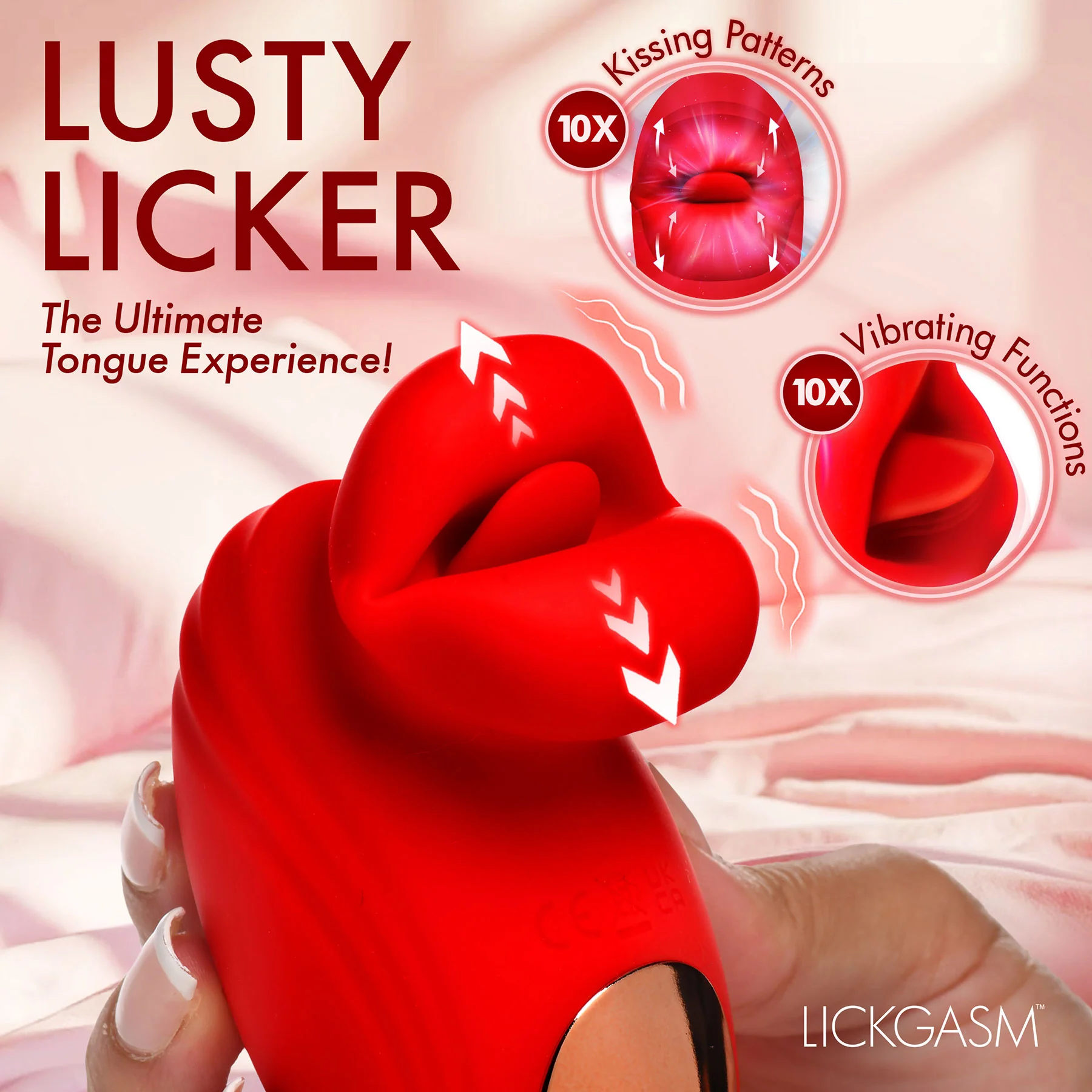 The Lickgasm Mini Kisses offers a different sensation from a classic clitoral vibrator.
