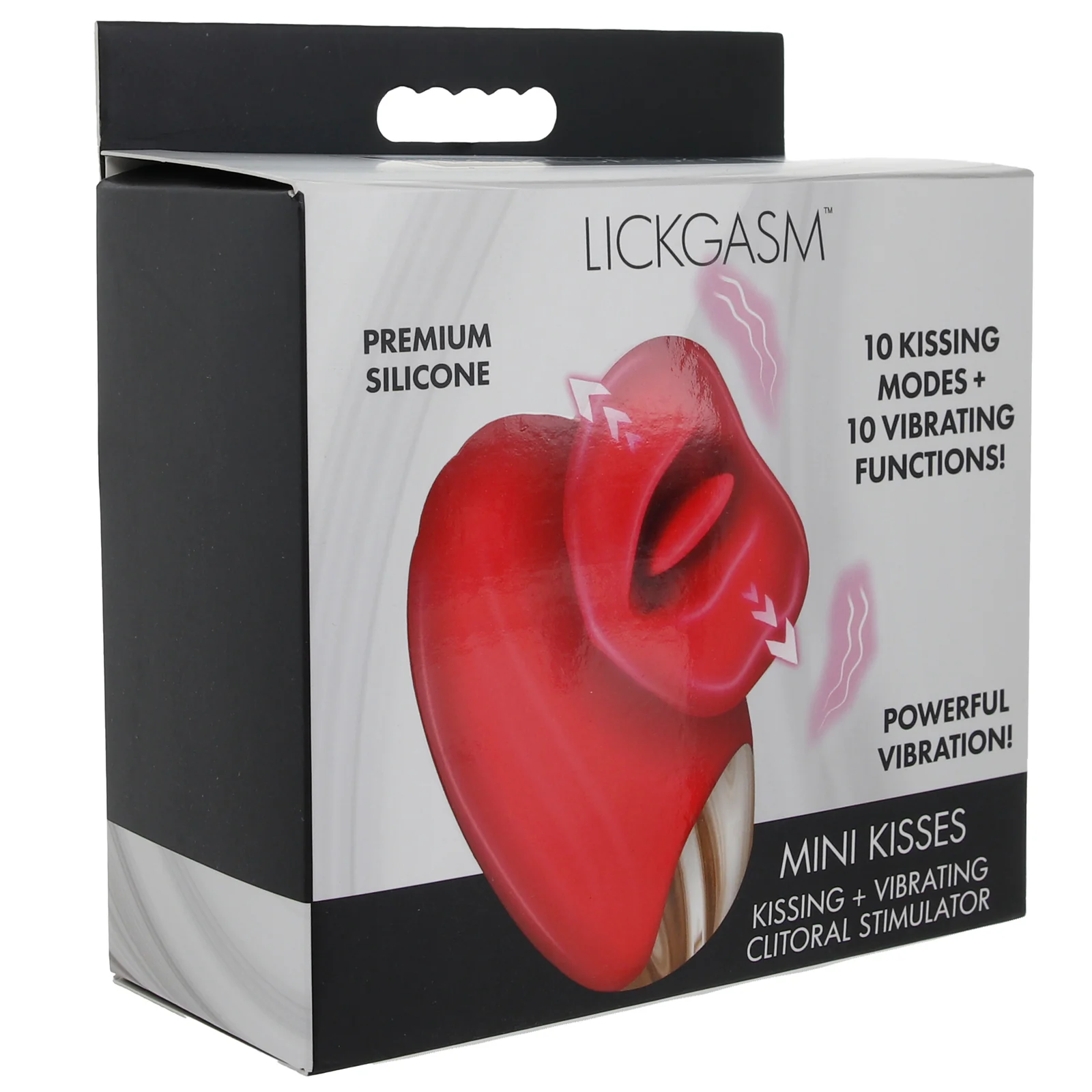 The Lickgasm Mini Kisses clitoral vibrator combines two types of stimulation in a compact and easy-to-handle format.