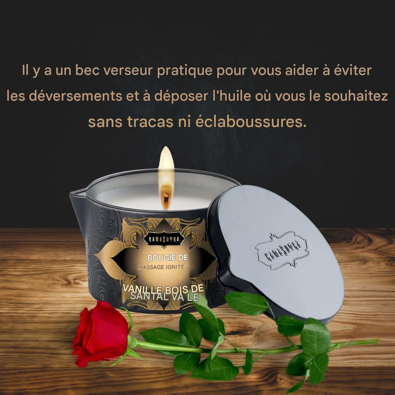 A pleasant warmth and a romantic atmosphere
